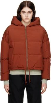 Yves Salomon | Red Quilted Down Jacket 3.6折