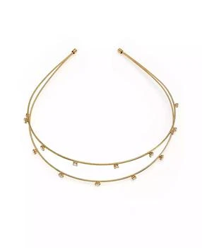 Ettika Jewelry | Delicate Crystal Dotted Gold-Tone Headband,商家Macy's,价格¥206