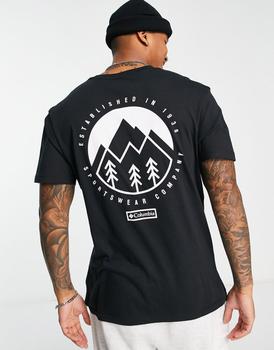 Columbia | Columbia Tillamook back print t-shirt in black Exclusive at ASOS商品图片,7.9折×额外8折x额外9.5折, 独家减免邮费, 额外八折, 额外九五折