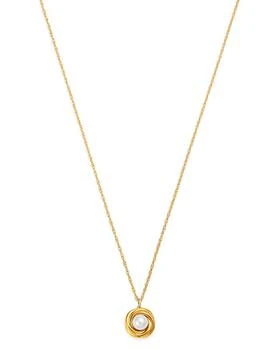 Bloomingdale's | Cultured Freshwater Pearl Knot Pendant Necklace in 14K Yellow Gold, 18" - Exclusive,商家Bloomingdale's,价格¥3290