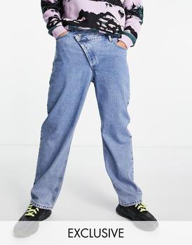 商品COLLUSION x014 dad jeans with stepped waist,商家ASOS,价格¥89图片