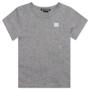 Acne Studios | Kid's Lightweight T-Shirt - Light Grey Melange,商家Feature,价格¥317