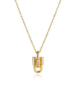 hyeres-lor | Dual H Necklace Yellow_HL6N23518Y4420商品图片,额外8.5折, 额外八五折