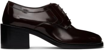 马吉拉鞋真假, MAISON MARGIELA | Brown Tabi Lace-Up Heels商品图片 3.2折