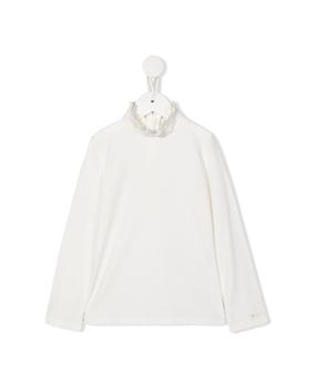 Chloé | Kids Turtleneck In White Jersey商品图片,