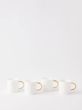 Feldspar | Set of four fine china espresso mugs,商家MATCHES,价格¥1632