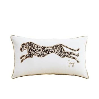 Juicy Couture | Velvet Cheetah Decorative Pillow, 14" x 24,商家Macy's,价格¥246