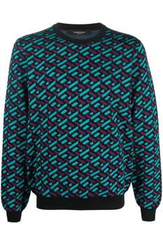 范思哲衬衫上海, Versace | JACQUARD GRECA SWEATER商品图片 