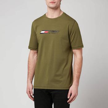 Tommy Hilfiger | Tommy Hilfiger Men's Chest Logo T-Shirt - Putting Green商品图片,6折