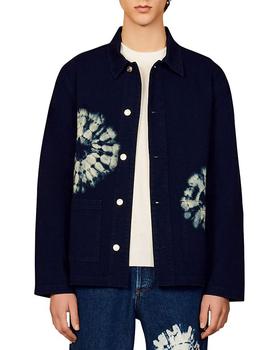 sandro外套是什么牌子, Sandro | E22 Worker Tie Dye Jacket商品图片 4折, 独家减免邮费