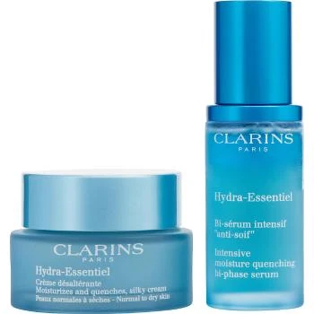 Clarins | CLARINS 娇韵诗 沁润奇肌补水保湿套装（乳霜 50ml+不死鸟水保湿精华30ml） 补水保湿 舒缓护肤 满$138减$20, 满$1享9折, 满减, 满折