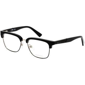 推荐Diesel Mens Grey Square Eyeglass Frames DL524702051商品