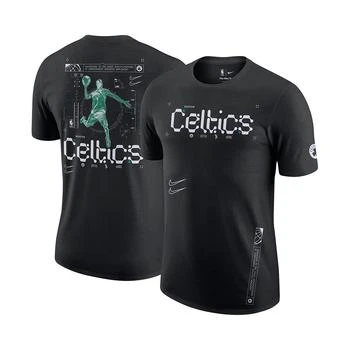 NIKE | Men's Black Boston Celtics Courtside Air Traffic Control Max90 T-shirt,商家Macy's,价格¥265