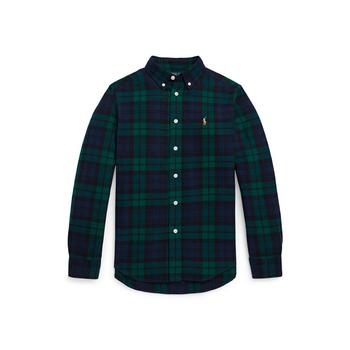商品Ralph Lauren | Big Boys Plaid Oxford Shirt,商家Macy's,价格¥237图片