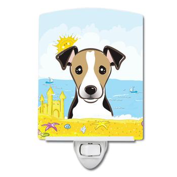 商品Caroline's Treasures | Jack Russell Terrier Summer Beach Ceramic Night Light,商家Verishop,价格¥191图片