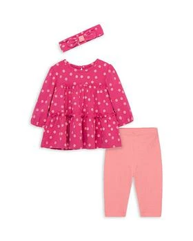 Little Me | Girls' Fun Dots Cotton Headband, Tunic, & Leggings Set - Baby,商家Bloomingdale's,价格¥155