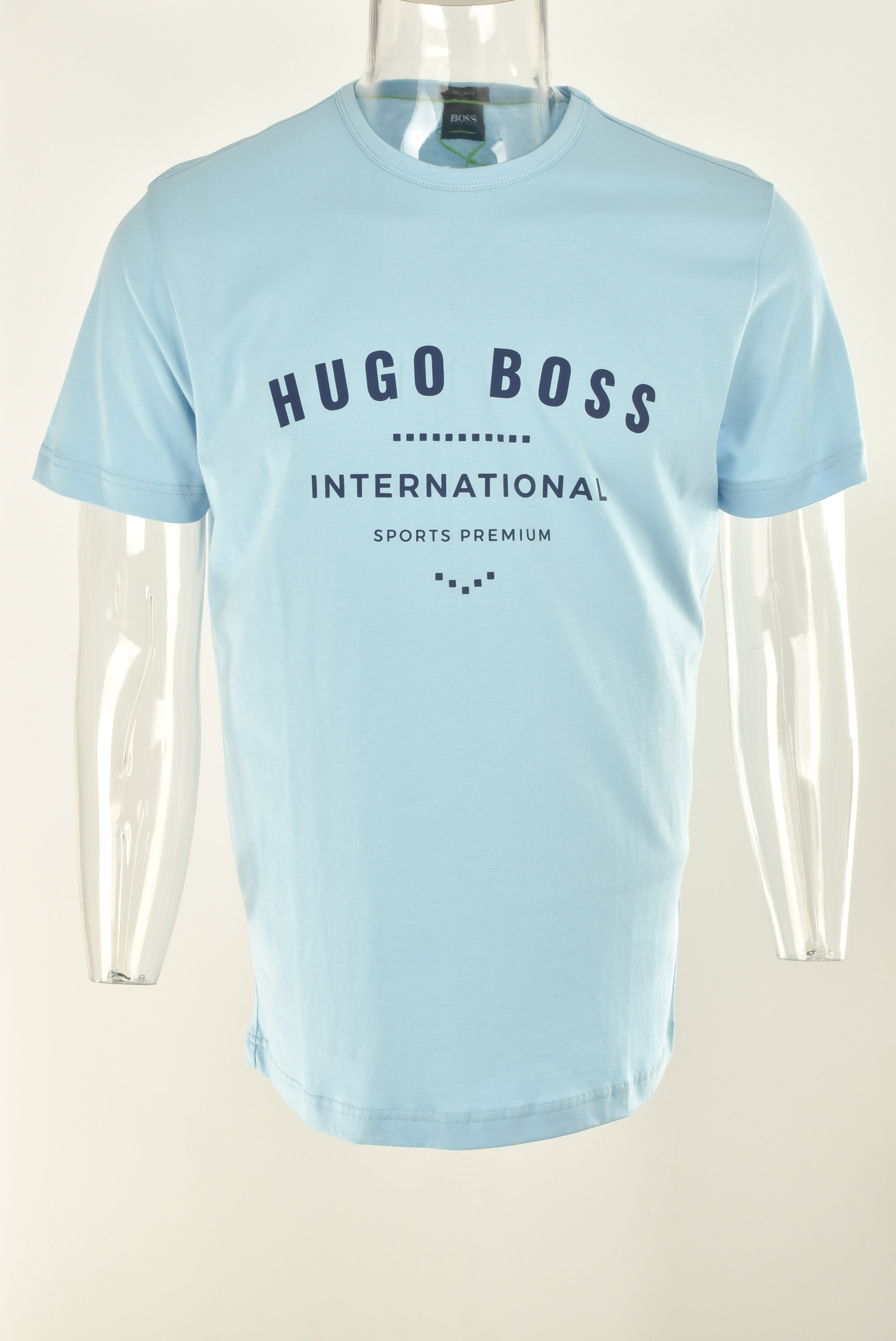 Hugo Boss | Hugo Boss 雨果博斯 19春夏 男士浅蓝色纯棉短袖半袖圆领T恤 TEE-1-6415-404商品图片,独家减免邮费