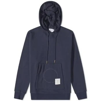 Thom Browne | Men's Navy Classic Loopback Stripe Hoodie,商家Jomashop,价格¥2448