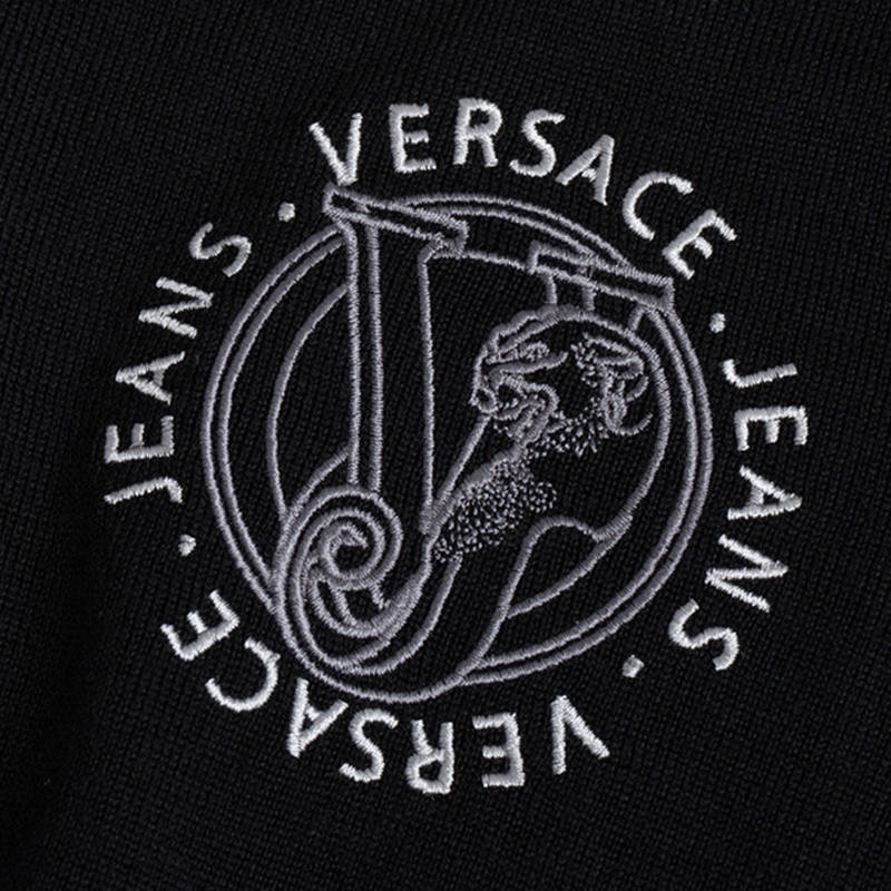 推荐VERSACE JEANS 男士黑色圆领毛衣 B5GMA817-6654-899商品
