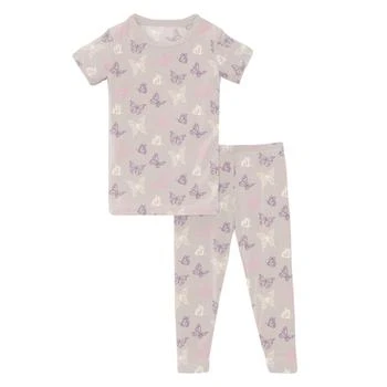 KICKEE | Kickee - Baby Girl's Short Sleeve Pajama Set,商家ELITE FINDS,价格¥281