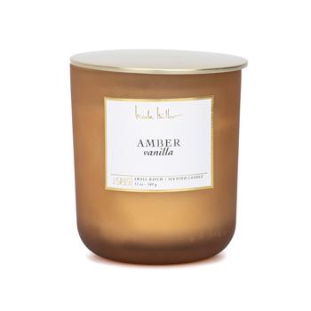 商品Aromatherapy Decor Natural Soy Amber Vanilla Scented Jar Candle图片