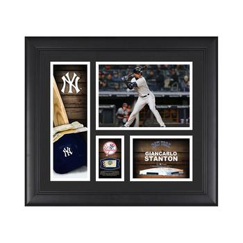 商品Fanatics Authentic | Giancarlo Stanton New York Yankees Framed 15'' x 17'' Player Collage with a Piece of Game-Used Baseball,商家Macy's,价格¥538图片