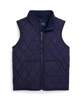 Ralph Lauren | Toddler and Little Boys 2-7 Fleece-Lined Quilted Vest,商家Macy's,价格¥725