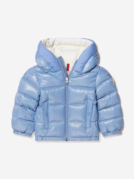 商品Moncler | Moncler Blue Baby Boys Down Padded Salzman Jacket,商家Childsplay Clothing,价格¥2474图片