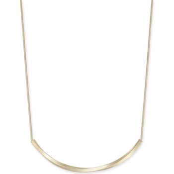 推荐Curved Bar Collar Necklace, 17" + 2" extender, Created for Macy's商品