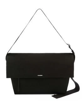 Jil Sander | Large-sized Canvas Crossbody Bag,商家Italist,价格¥10043