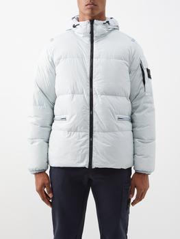 stone island羽绒服是什么牌子, Stone Island | Quilted down hooded jacket商品图片 