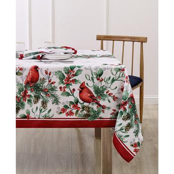 商品Elrene | Cardinals Double-Border Fabric Tablecloth,商家Macy's,价格¥160图片