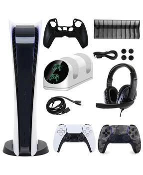 SONY | PS5 Digital Console with Extra Gray Camo Dualsense Controller and Accessories Kit,商家Bloomingdale's,价格¥5463