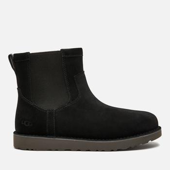 推荐UGG Men's Campout Suede Chelsea Boots - Black商品