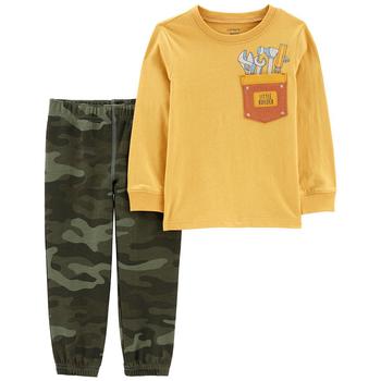 Carter's | Baby Boys Long Sleeves T-shirt and Joggers, 2-Piece Set商品图片,4折