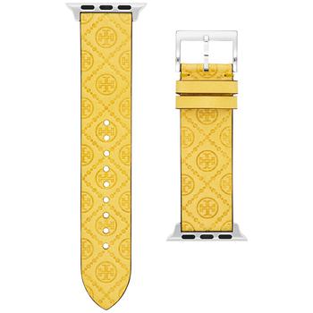Tory Burch | Interchangeable Monogram Lemon Leather Strap For Apple Watch® 38mm/40mm商品图片,