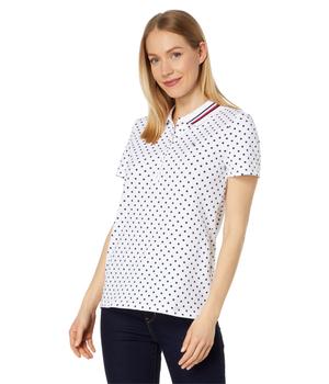 Tommy Hilfiger | Short Sleeve Dot Polo with Global Collar商品图片,6折