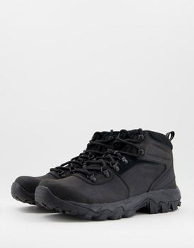 推荐Columbia Newton Ridge waterproof hiking boots in black商品