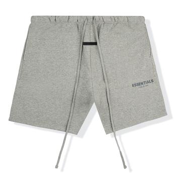 essentials短裤, Essentials | Fear Of God Essentials Dark Heather Oatmeal Shorts (SS21)商品图片 