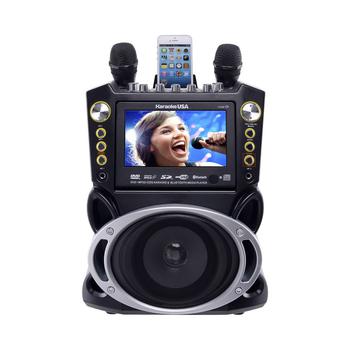 商品Karaoke USA | Bluetooth Karaoke Machine, 2 Microphones,商家Macy's,价格¥1132图片