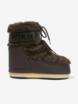 推荐Kids Icon Lowo Faux Fur Snow Boots in Brown商品