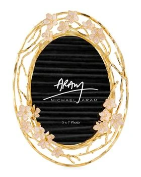 Michael Aram | Cherry Blossom Oval Frame, 5" x 7",商家Neiman Marcus,价格¥1543