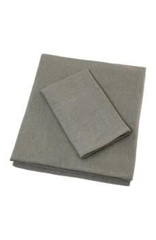 商品Belle Epoque | Heather Flannel Mini Duvet Set Solid Sage - King,商家Nordstrom Rack,价格¥926图片