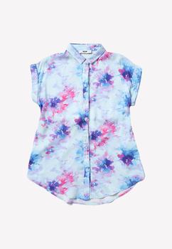 商品MSGM | Girls Tie-Dye Print Shirt Dress,商家Thahab,价格¥711图片