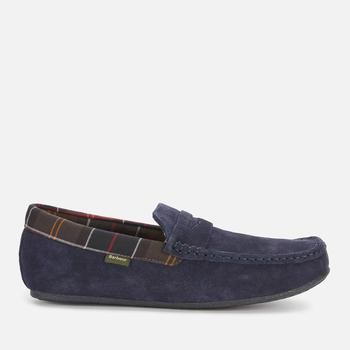 推荐Barbour Men's Porterfield Suede Slippers - Navy商品