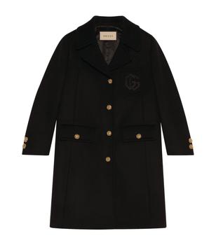 Gucci | Double G Embroidered Coat商品图片,独家减免邮费