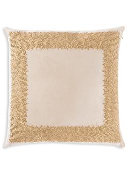 商品Callisto Home | Jade Embroidered Velvet Pillow,商家Saks Fifth Avenue,价格¥1578图片