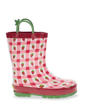商品Kids Gingham Strawberry Rain Boot 5 TODDLER图片