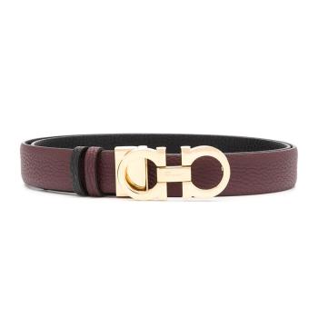 女装菲拉格慕腰带, Salvatore Ferragamo | SALVATORE FERRAGAMO 女士红棕色双面gancini腰带 23-A565-724805【包装随机，部分无包装盒】商品图片 独家减免邮费