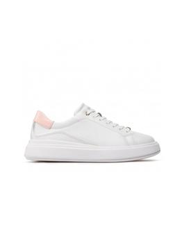 ck鞋凉鞋, Calvin Klein | Sneakers CALVIN KLEINGend Neut Lace Up Lth HW0HW00919 Bianco/Rosa 0K8商品图片 